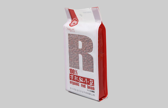 China 200 g Custom Printed Rice Pouch in Yellow Colour with Heat Seal supplier