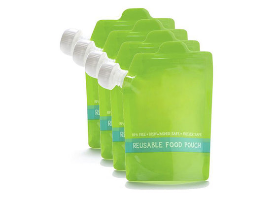 China Organic Squeeze Refillable Reusable Baby Food Packaging Spout Pouch supplier