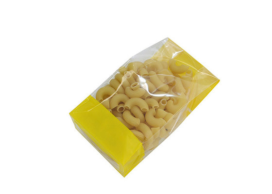 China Custom Printed Food Grade Plastic Side Gusset Clear Cellophane Square Bottom Bag supplier