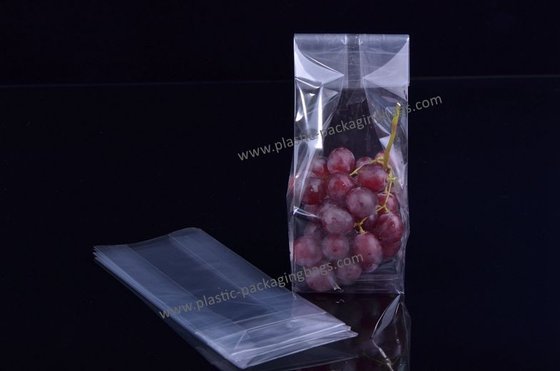China Recycled Flat Square Bottom Cellophane Bags , Food Packaging Clear OPP Bag supplier