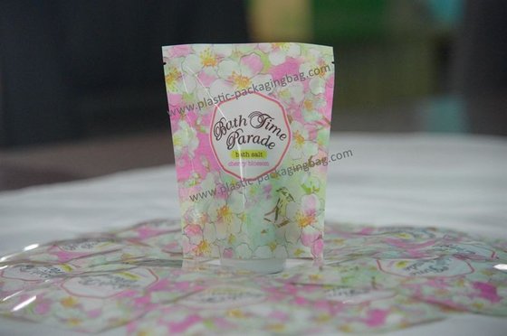 China Stand Up Plastic  Bags Matte / Gravure Printed Handle For Chocolate Storing supplier