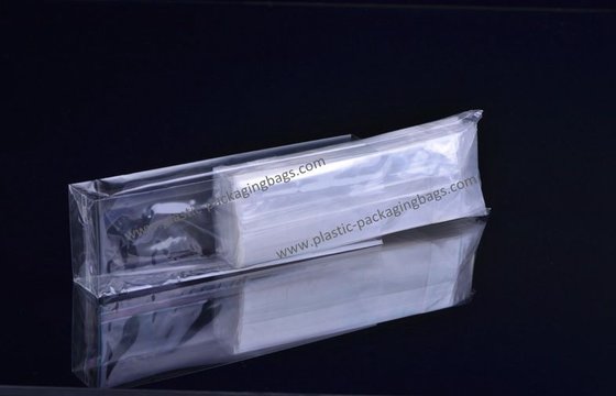 China Cellophane Transparent Plastic Block Bottom Bags , BOPP Food Side Gusset Bag supplier