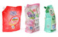 Coloured Spout Pouches , Red Washing Liquid Bag With Spout supplier