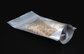 Transparent Food Stand Up Pouches With Zipper And Clear Window supplier