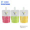 Clear Drink Baby Food Stand up Plastic Spout Pouches Package for Juice / Cosmetic supplier