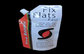 Resealable Stand Up Spout Pouches Gravure Printing For Sauce Packing supplier