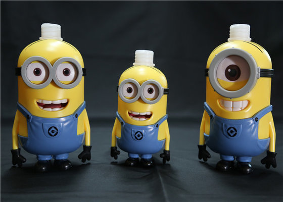 China Three Type Cartoon Shampoo Bottle Minion Dave Talking Action Figure For Collection supplier