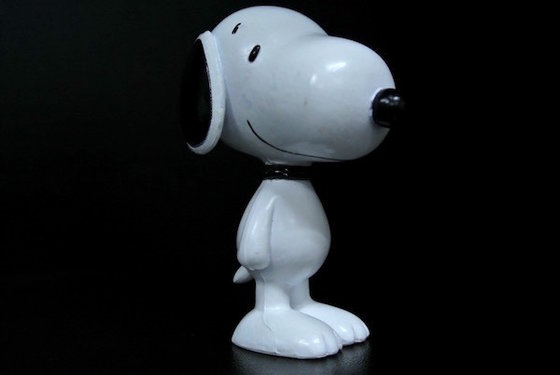 China 3 Inch Tall Plastic Toy Figures Snoopy Figurines Collection White Color supplier