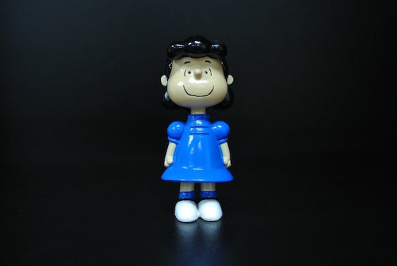 China Beautiful Blue Skirt Plastic Toy Figures For Display Easy Maintenance supplier