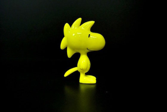 China Cute Yellow Bird Toy Story Figures , Snoopy Figurines Collection Woodstock With A Tail supplier