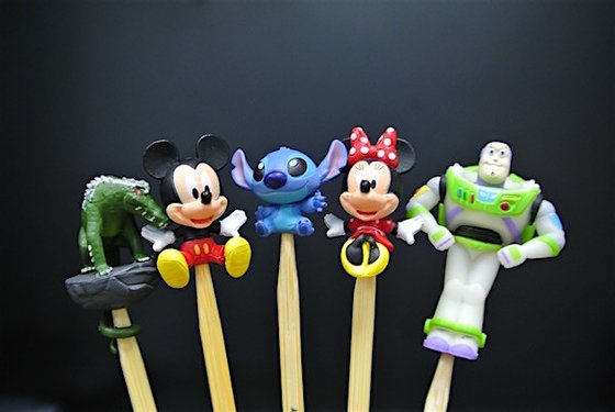China Various Styles Disney Character Figures Bamboo Ear Pick For Souvenir supplier