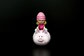 One Inch Height Plastic Toy Figures A Girl With Pinky Hat On A Pig As Tumbler supplier