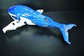 Blue Shark Figure Transformer Robot Toy Easy Operation For Display supplier