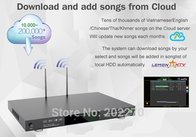 New Android Karaoke System home KTV jukebox with songs cloud,download play vietnamese english songs from cloud