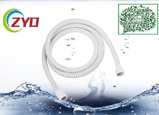China White Coat Painting 1.5M  Flexible Double lock Toilet S.S Shower Hose With brass Screw For  Iran  Turkey Middle East EUR supplier