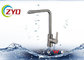 Brass Polished Hot And Cold Water Tap , Desk Mounted Modern Plumbing Spare Parts supplier