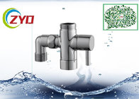 1/2MX3/4MX3/4F Shower Room Accessory Brass Chrome Plated Three Way T-adapter Toilet Bidet Water Diverter Valve