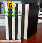 Durable Melamine Film Faced Shuttering Plywood 18MM standard thickness plywood Black Color