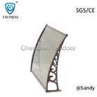 High Quality UV Protection PC Solid Outdoor Awnings for Commercial Buildings