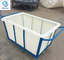 500litre commercial plastic laundry trolley carts with wheels for line