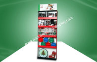 Two Side Show Cardboard Free Standing Display Units With Five Shelf For Kitchenware With UV Coating