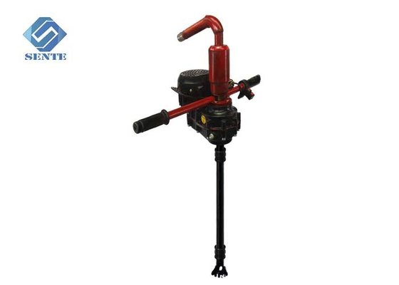China Handheld water well drilling machine, red colour, one man can handle, drill 40m depth supplier