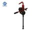 Handheld water well drilling machine, red colour, one man can handle, drill 40m depth supplier