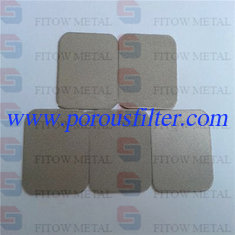 China Sintered Micropore Titanium Air Filter Plate supplier
