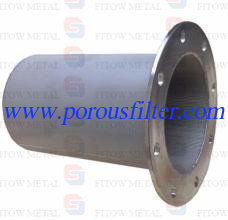 China Titanium Porous Powder Sintered Filter Pipe bj Fitow supplier