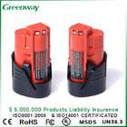 High quality cordless power tool battery replacement for Milwaukee M12 48-11-2401 C12B power tools