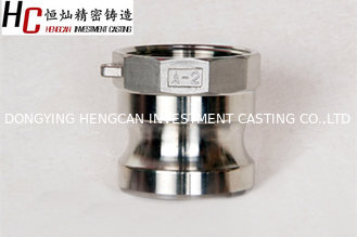 SS 304 SS316 Stainless steel investment casting A adaptor femal camlock coupling