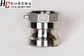 SS 304 SS316 Stainless steel investment casting A adaptor femal camlock coupling
