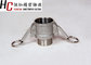 Stainless steel SS316 B type 1/2〃 to 6〃male camlock coupling/quick coupling