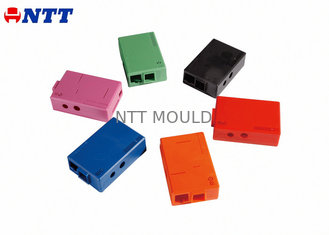 China UK Design Electric Injection Molding PC ABS Precise Colorful Square Box Lid Tunnel Gate supplier