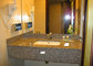 Double Sink Granite Bathroom Vanity Tops / Natrual Granite Stone Top supplier