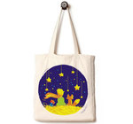 Heavy Duty Canvas Tote Bag, Handmade from 12-ounce Biodegradable 100% Cotton, Perfect for Shopping, Laptop, School Books