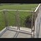 Deck cable system rope banister stainless wire balustrade steel post supports