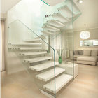 Internal Glass Stair Floating Wood Stairs