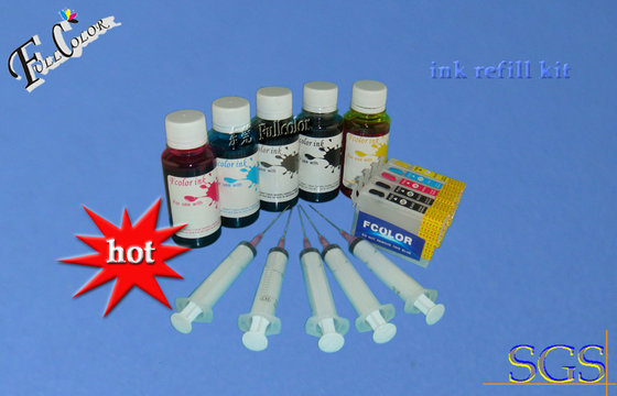 China Compatible Printer Ink refill kit , 5color bottle ink and cartridge for epson D120 BX310FN deskjet printer supplier