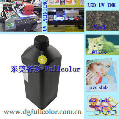 China UV Printing Inks, LED Flatbed Printer Refill Curable Inks For Epson DX5 DX6 DX7 Inkjet Printhead supplier