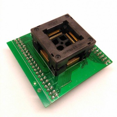 China programmer adapter TQFP80 FQFP80 QFP80 programmer adapter 0.5mm IC socket supplier