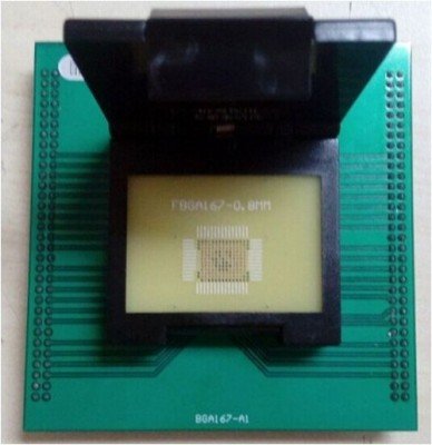 China programmer adapter FBGA167 FBGA167P Test socket adapter for up-818P up-828P supplier