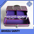 SACMC066 purple color aluminum cosmetic carrying case