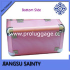 SACMC017 Pink striped abs travel beauty case