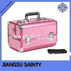New products pink diamond ABS metal makeup vanity case