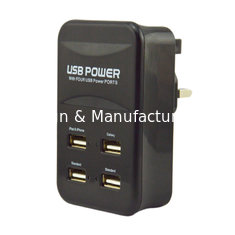 China british system BS usb power adapter charger with four usb power ports supplier