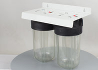 10''  whole house  water filter housings with big  clear  double sump 1'' port