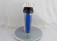 20'' big blue whole house  water filter housings 1'' port with blue and clear sump