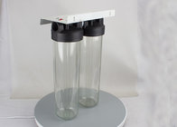 Floor mount 20'' big  whole house  water filter housings 1'' port with two clear sump