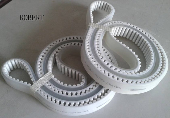 China Packing PU Urethane Conveyor Timing Belts AT10 / HTD / STD Type Wear Resistant supplier